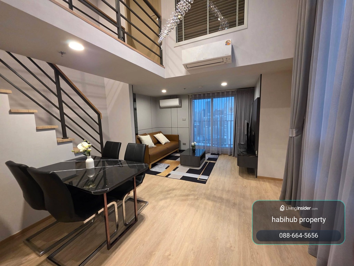 🏠✨ คัลเจอร์ จุฬา (Culture Chula) | เช่าคอนโด Duplex 2 ห้องนอน (HBH-TB-294) – รูปที่ 2