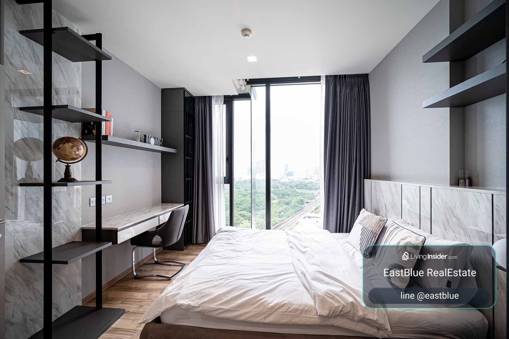 ให้เช่า The Line Jatujak-Mochit 1 นอน 35 ตร.ม. ใกล้ BTS หมอชิต 24,000/เดือน 0642748883 – รูปที่ 4
