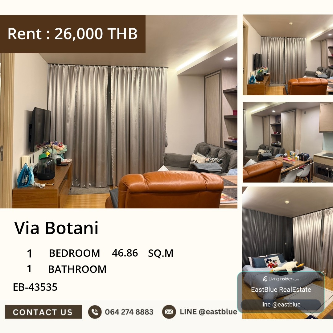 17/07/2026, 🏡 ให้เช่าคอนโด Via Botani ติดบีทีเอส ทองหล่อ เริ่ม 26,000 บาท!

🔑 1 นอน 46 ตร.ม. ครบครัน ใกล้รถไฟฟ้า จัดเต็มทุกฟังก์ชัน 0642748883 – รูปที่ 2