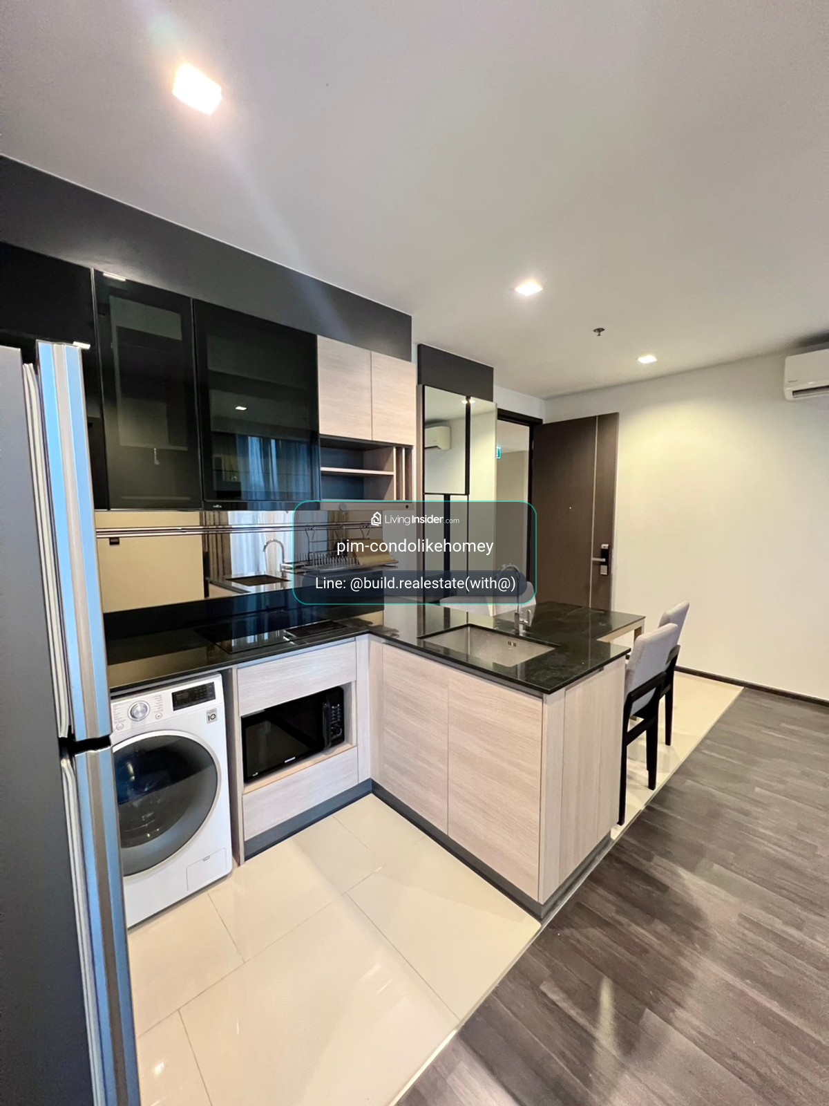 ✨ Exclusive Unit ตำแหน่งโซนมีแค่2ห้อง - The Line Asoke-Ratchada 2Bedrooms 32+ Floor - Only 32K/month – รูปที่ 3