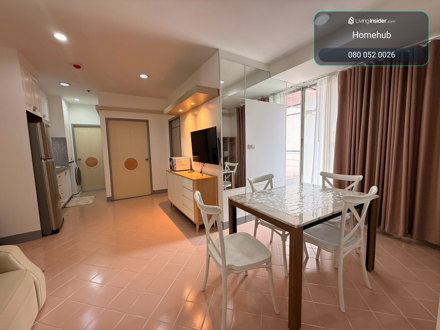 For rent, 2 bedrooms, 1 bathroom, Pathumwan Resort Pathumwan Resort – รูปที่ 3