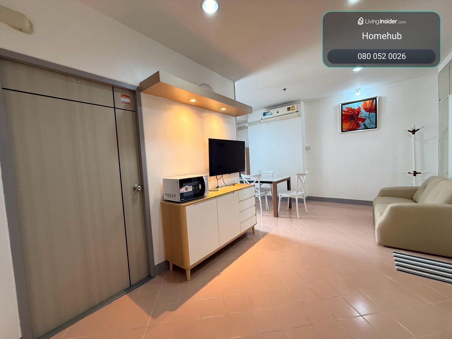 For rent, 2 bedrooms, 1 bathroom, Pathumwan Resort Pathumwan Resort – รูปที่ 4
