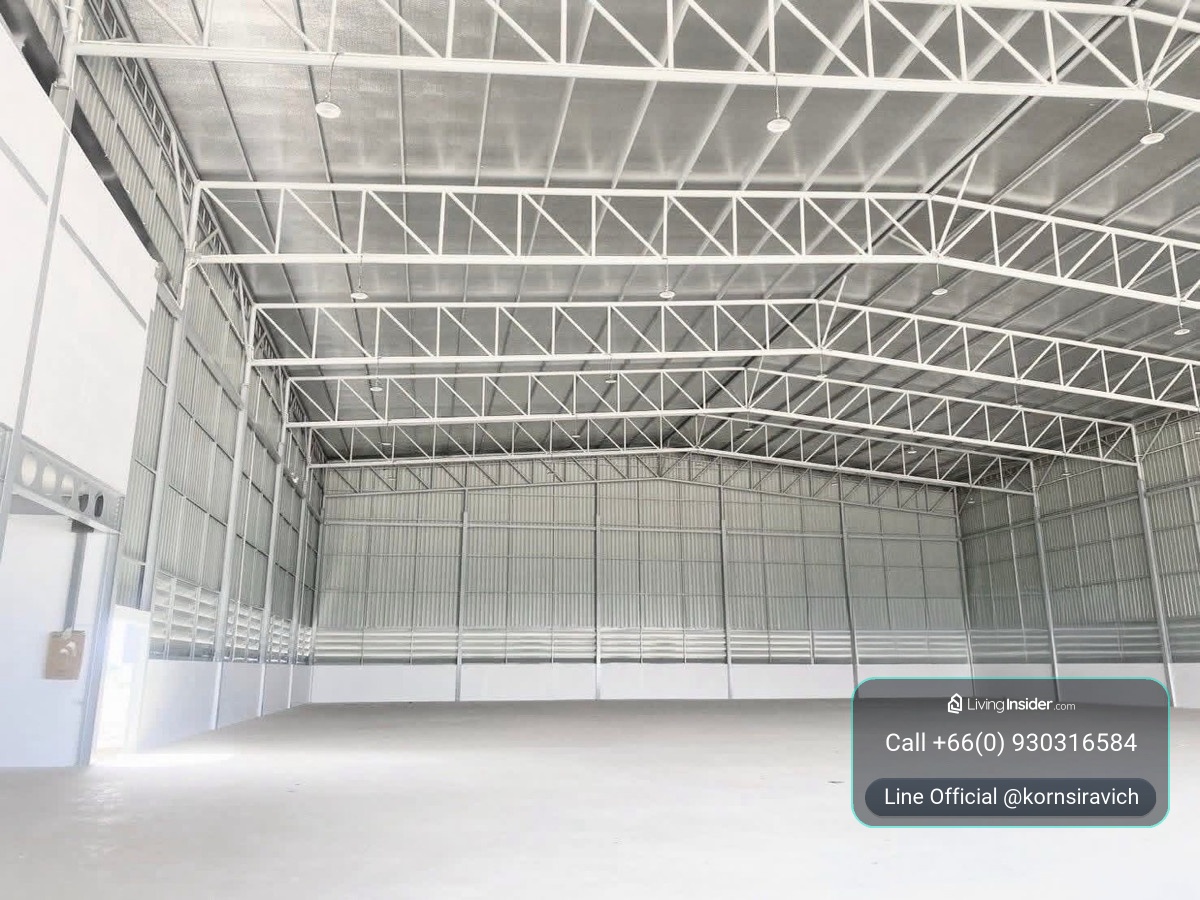 Warehouse for rent, 1,964 square meters @ Bang Bo - Bang Phli - Bang Pla, Samut Prakan Province industrial estate area light purple land plan – รูปที่ 3