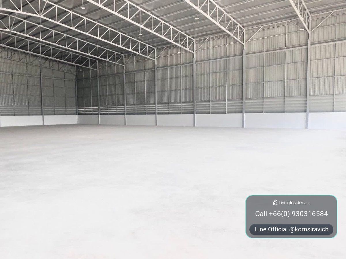 Warehouse for rent, 1,964 square meters @ Bang Bo - Bang Phli - Bang Pla, Samut Prakan Province industrial estate area light purple land plan – รูปที่ 4