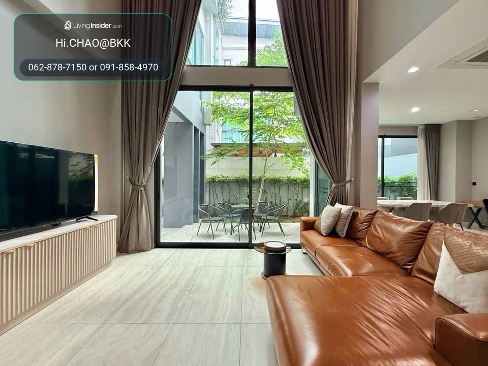 🚩 Luxury house for rent @The Gentry Pattanakarn 2. Bangkok Prep International School, Ekkamai International School. Fully furnished, ready to move in. – รูปที่ 3