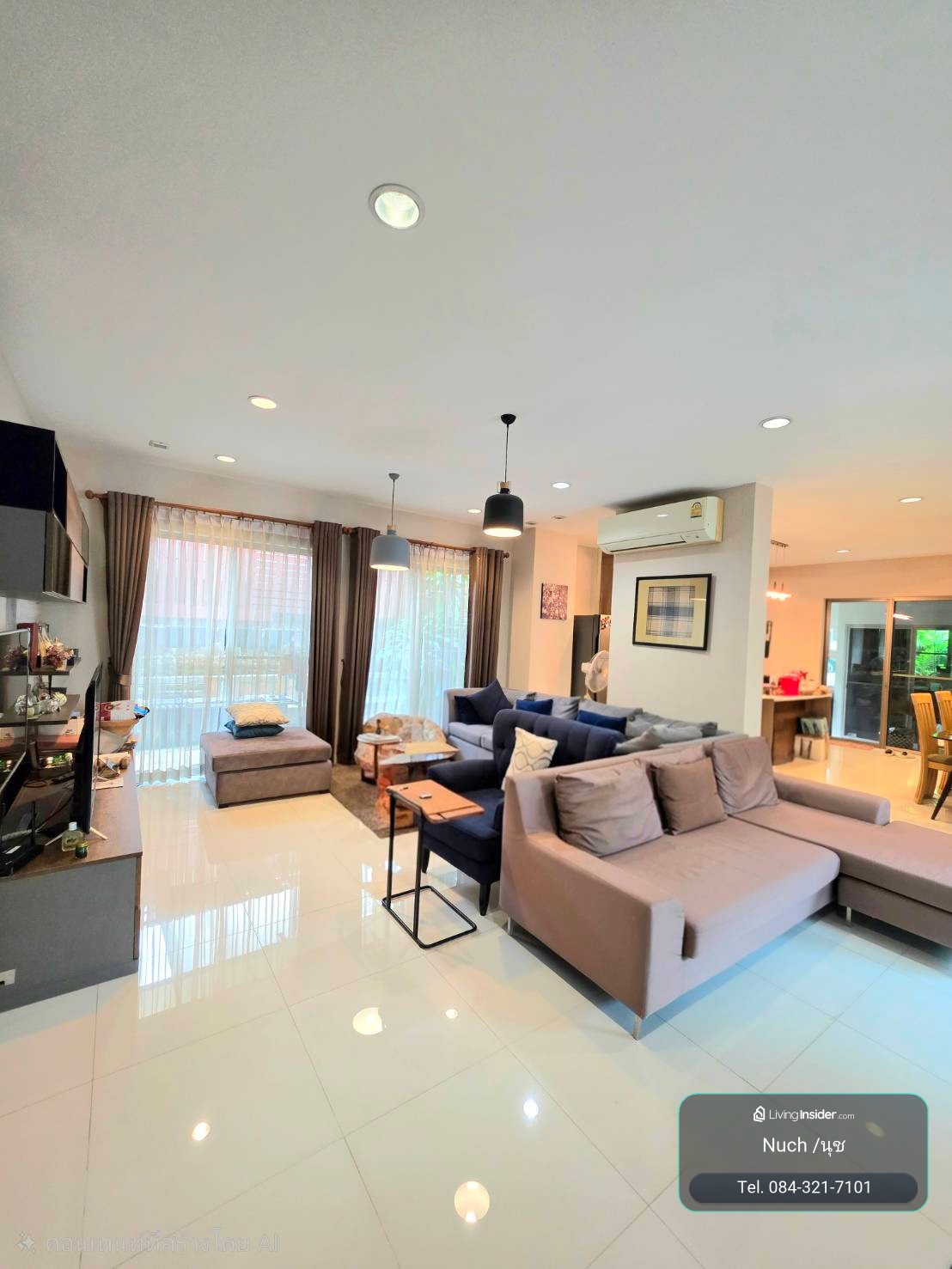ขายบ้านเดี่ยว 2 ชั้น สร้างโดย SCG ป้องกันแผ่นดินไหว มีระบบฟอกอากาศในบ้าน ใกล้แฟชั่นไอส์แลนด์, ใกล้รถไฟฟ้า สายสีชมพู สถานีวงแหวนรามอินทรา – รูปที่ 3