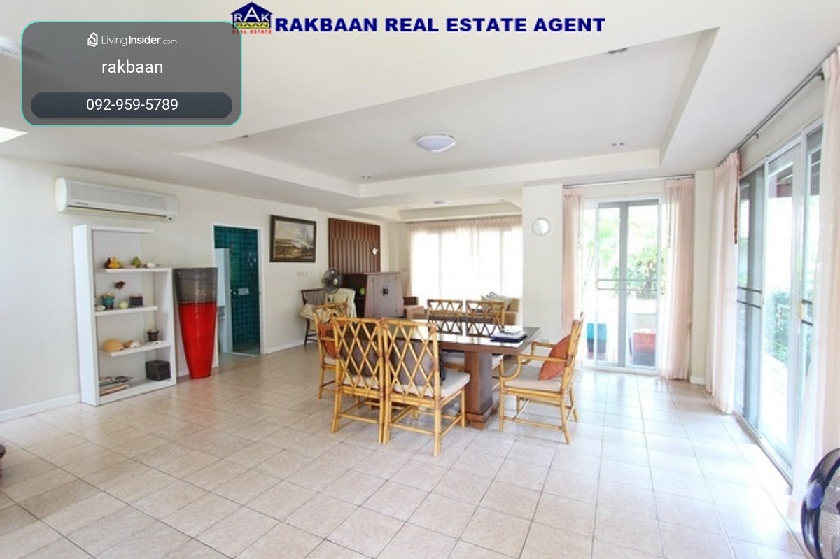 2-story vacation home for sale, next to the sea, Baan Talay Samran Project, Cha-am, usable area 200 sq m., 3 bedrooms, 3 bathrooms, 4 air conditioners, complete with furniture. – รูปที่ 3
