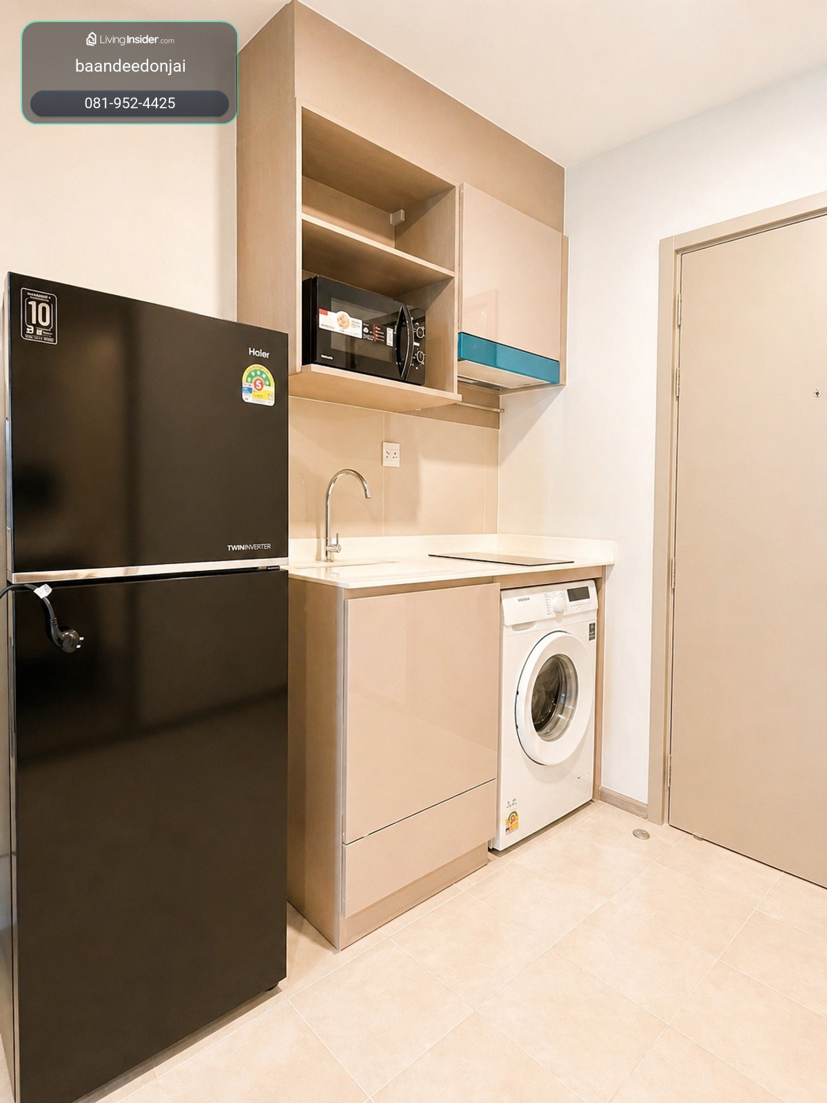 ให้เช่า Aspire Sukhumvit พระราม 4 (31.42 ตร.ม.) สตูดิโอ 1 น้ำ พร้อมอยู่  – รูปที่ 2