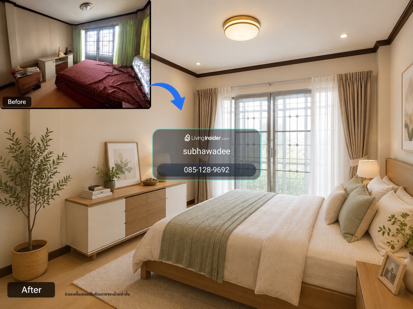 ขายบ้านเดี่ยววรารมย์ ประชาอุทิศ 98 เฟส 1 (ใกล้ถนนใหญ่)  – รูปที่ 3