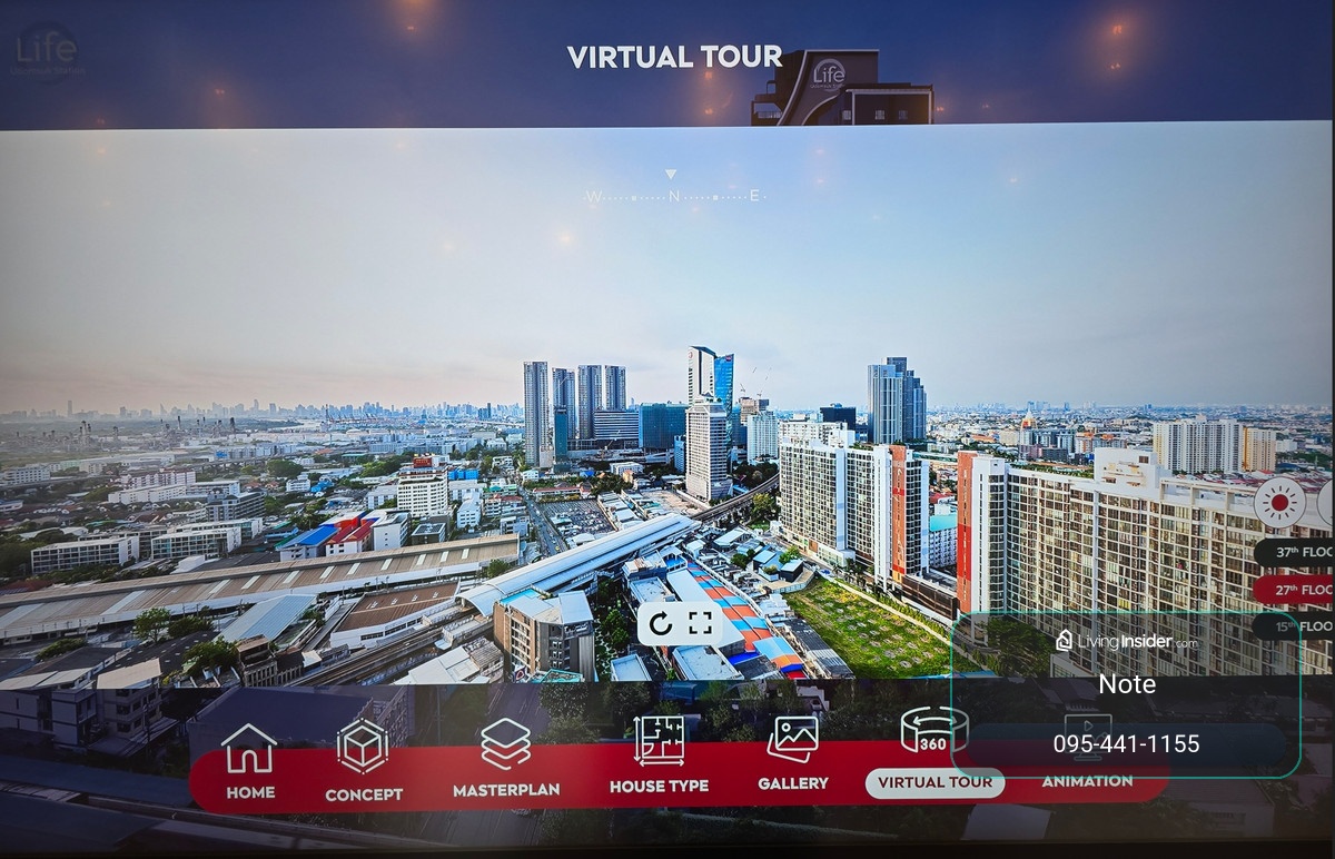 ขาย Life Udomsuk 1 Bed ห้อง 31 ตร.ม. ชั้น 20 รอบ VVIP ราคาแรก  แบบห้องตัวอย่าง  – รูปที่ 4