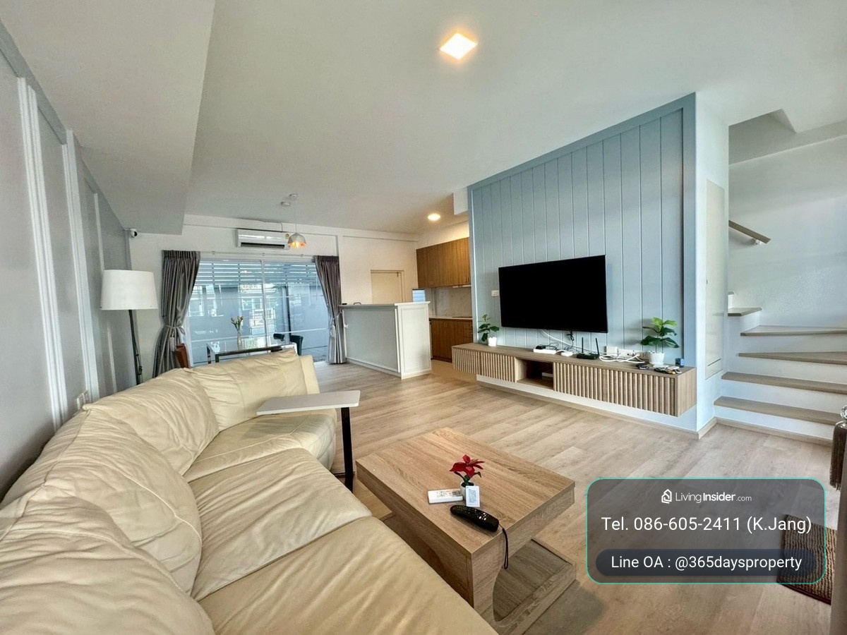 💥ForRent💥3Bed • Indy2 Bangna Ramkhamhang2 🏡 Near Mega Bangna‼️  Ready to move in ‼️  Fully Furnished ✨ – รูปที่ 2
