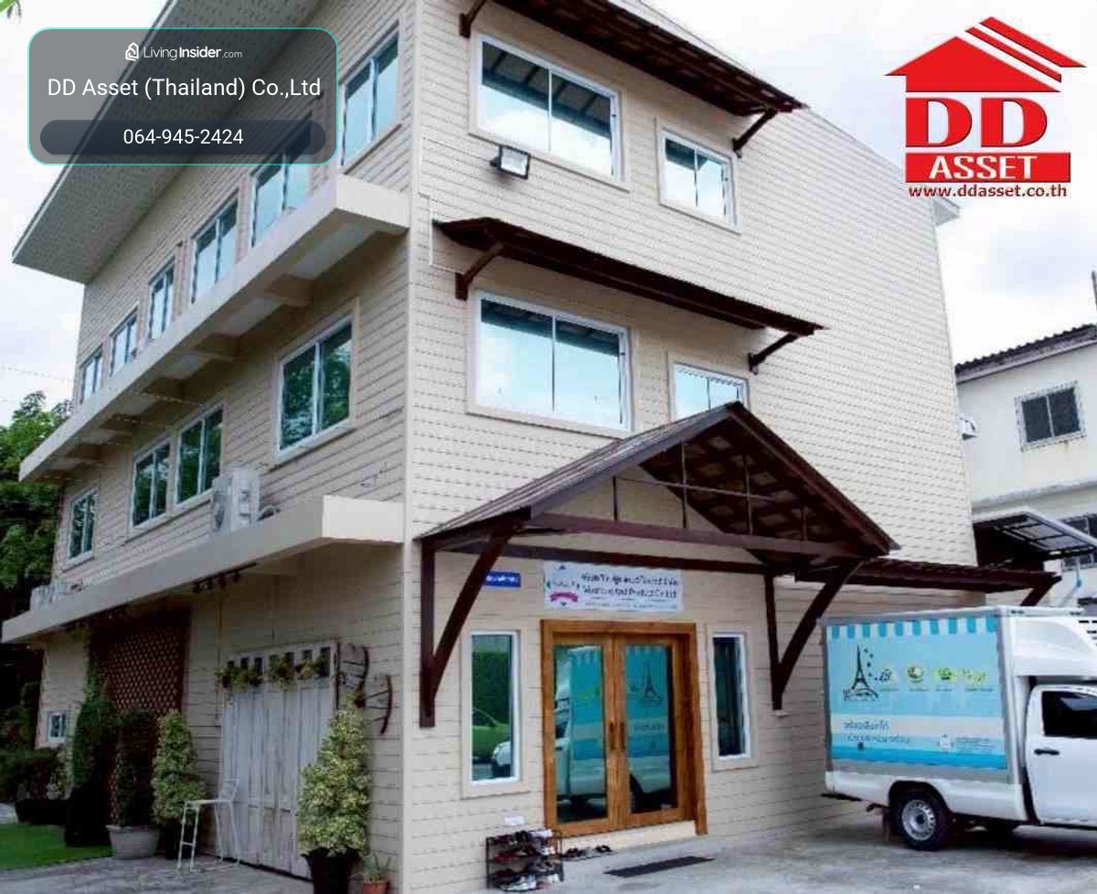 Restaurant, warehouse, office building for sale, next to Khlong Song Road, Hathairat, 3-story building, property code: B8058 – รูปที่ 3