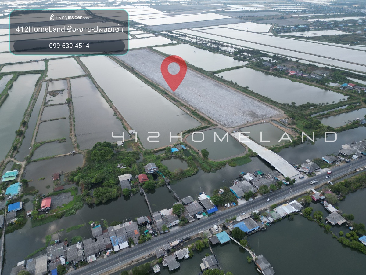 High potential land for sale, 96-2-85 rai, purple pattern, suitable for a factory / warehouse, selling for 6 million baht per rai, Bang Bo, Samut Prakan. – รูปที่ 3