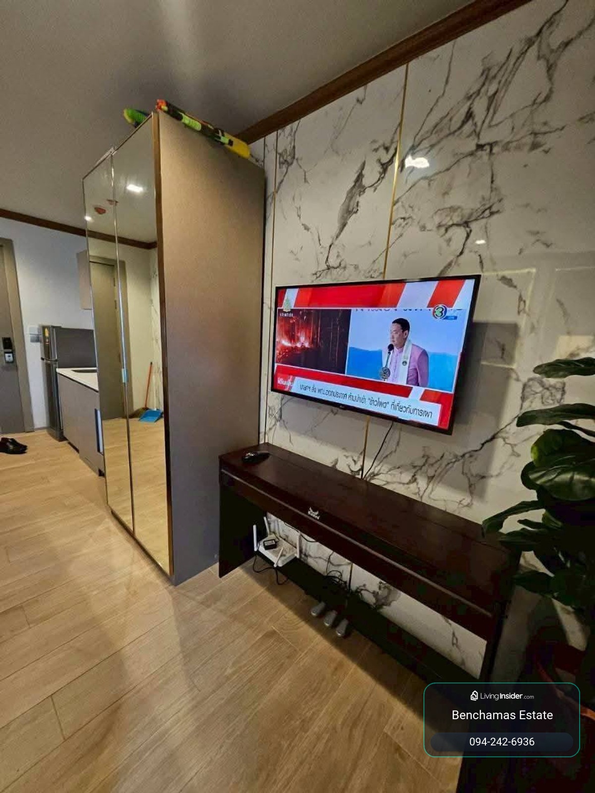 🔥For sale: Life Asoke Rama 9, Life Asoke Rama 9, high floor, quiet corner room. Next to the sky garden balcony 🌳 View of Building G and Mahanakhon Building, suitable for investment, near MRT Rama 9. – รูปที่ 2