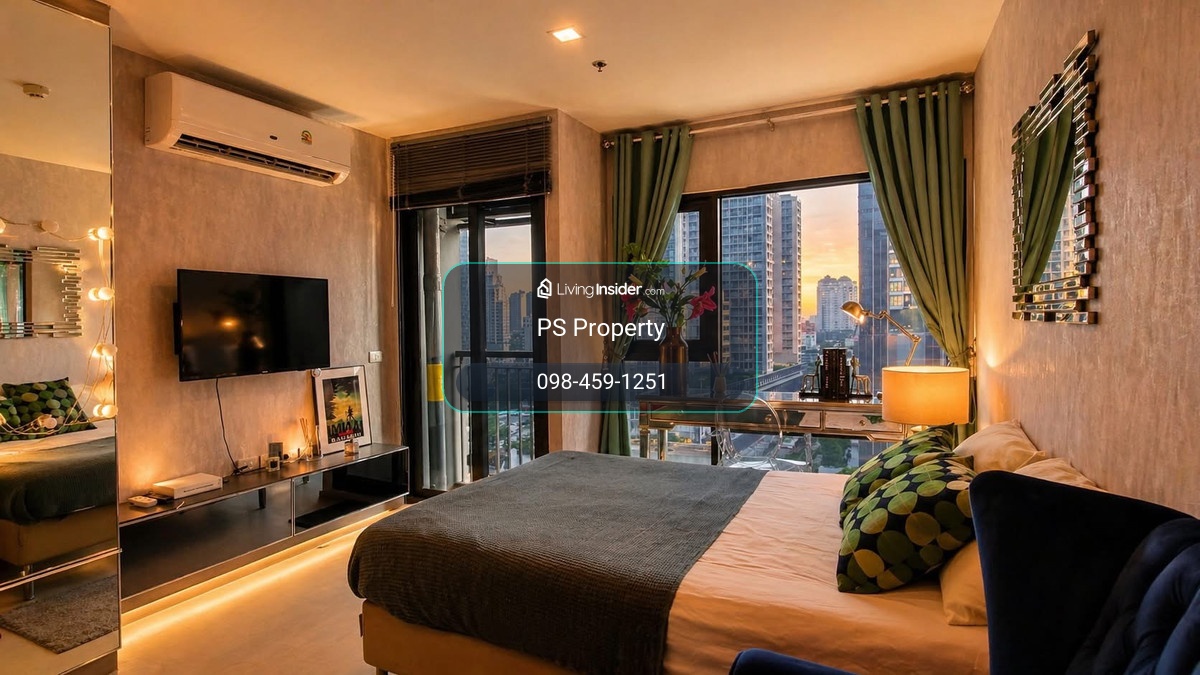 ให้เช่า 📍 Rhythm Sukhumvit 36 - 38 📍 เฟอร์นิเจอร์ และ เครื่องใช้ไฟฟ้าครบ ใกล้ BTS ทองหล่อ – รูปที่ 3