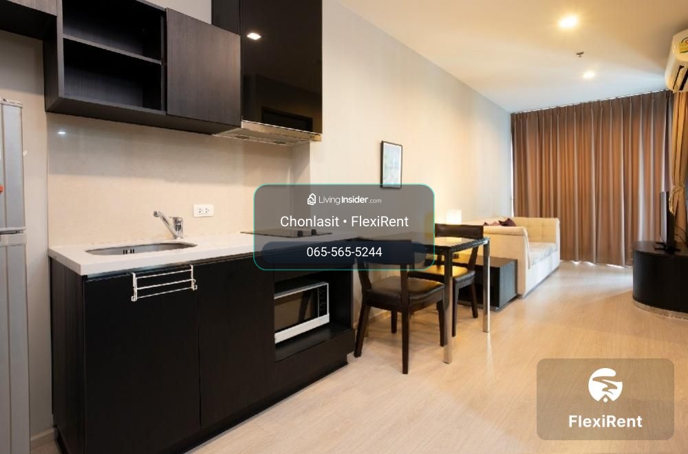 ปล่อยเช่าเริ่มต้น 1 เดือน | ริทึ่ม สุขุมวิท 44/1 1 ห้องนอน | พร้อมเข้าอยู่ – รูปที่ 4