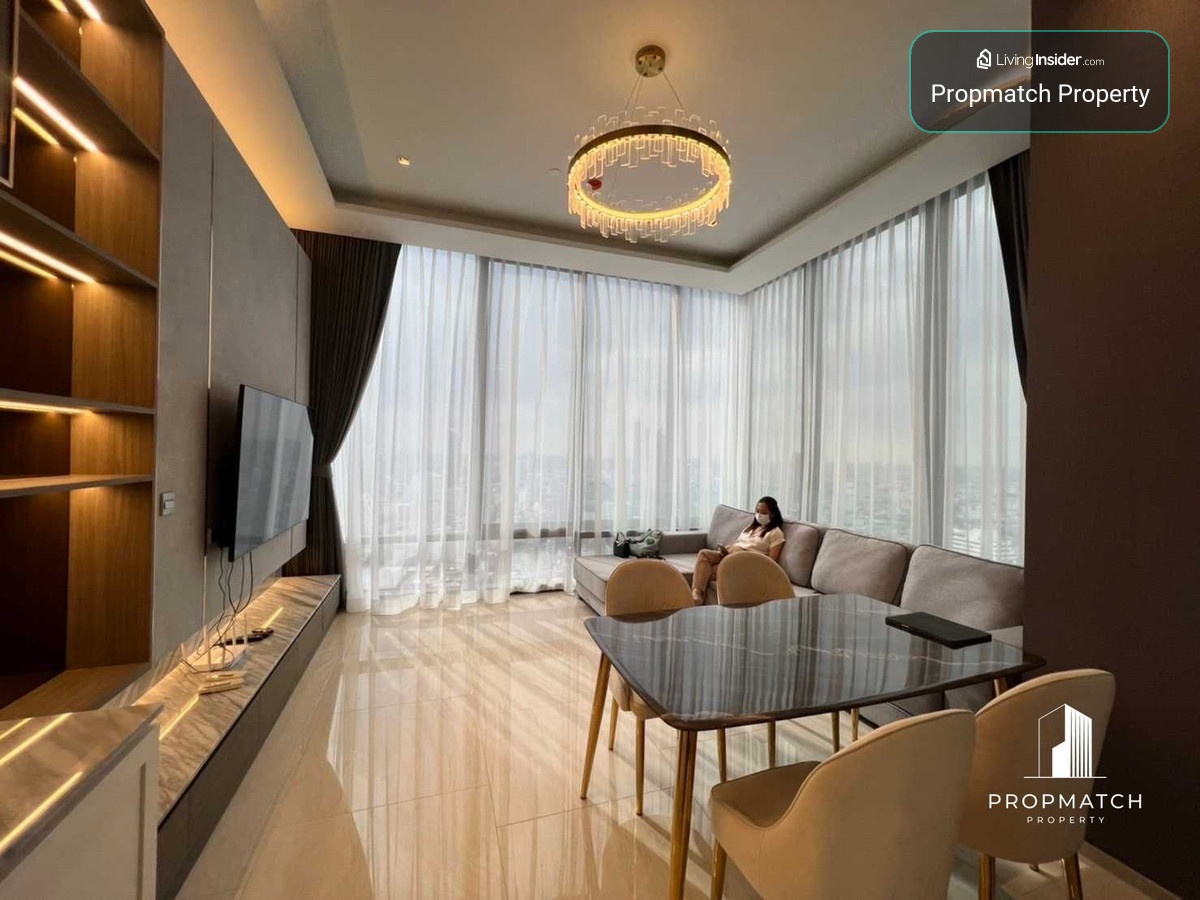 ✨Flash Deal ✨Ashton Silom (2Bed 2Bath 77SQM.) ready to move in! Only 77,000 baht per month Tel.0981315848 @propmatch – รูปที่ 2
