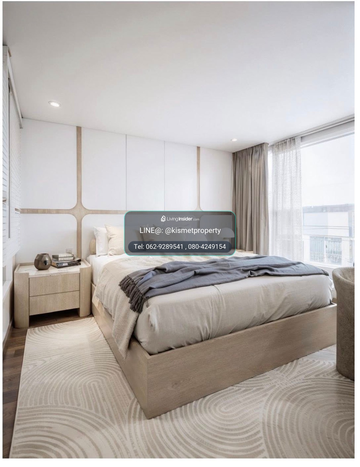 For Rent Culture Chula 2beds size 58 sq.m. F/F – รูปที่ 4