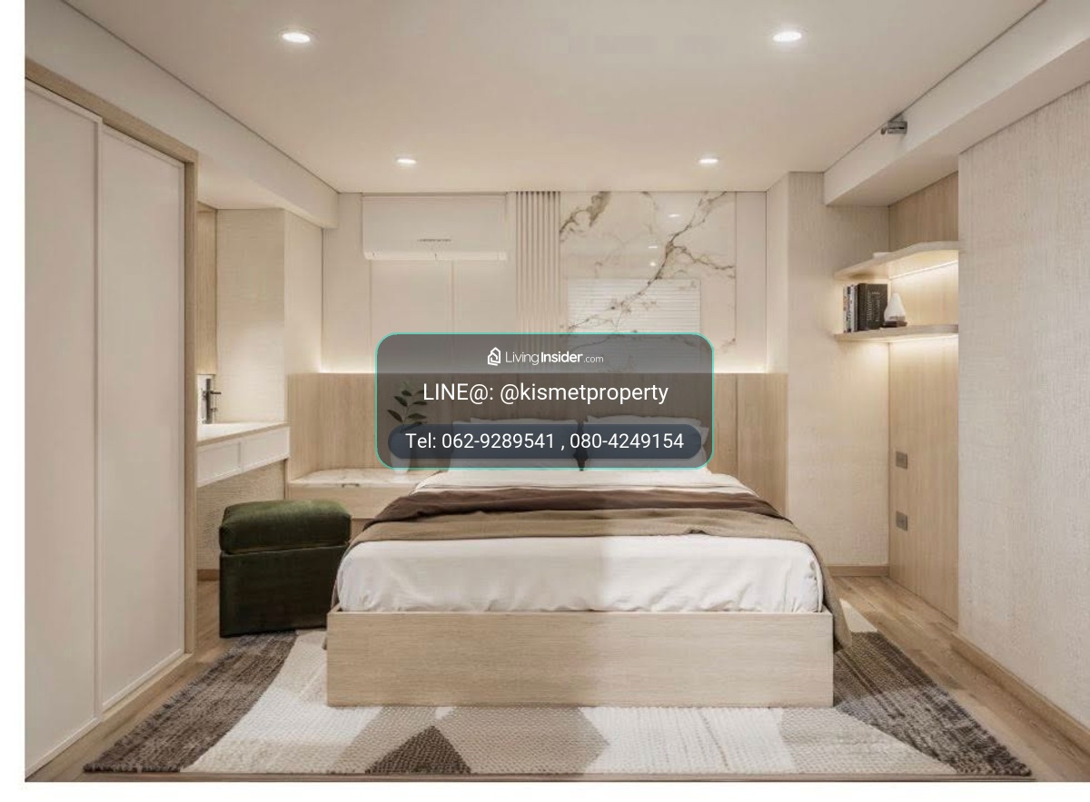 For Rent Culture Chula 2beds size 58 sq.m. F/F – รูปที่ 3