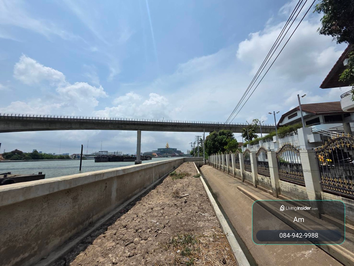 Land for sell Charansanitvong 96/1:  4-1-62 Rai by the river 440,500,000 (250,000/sqw) Am: 0656199198 – รูปที่ 3
