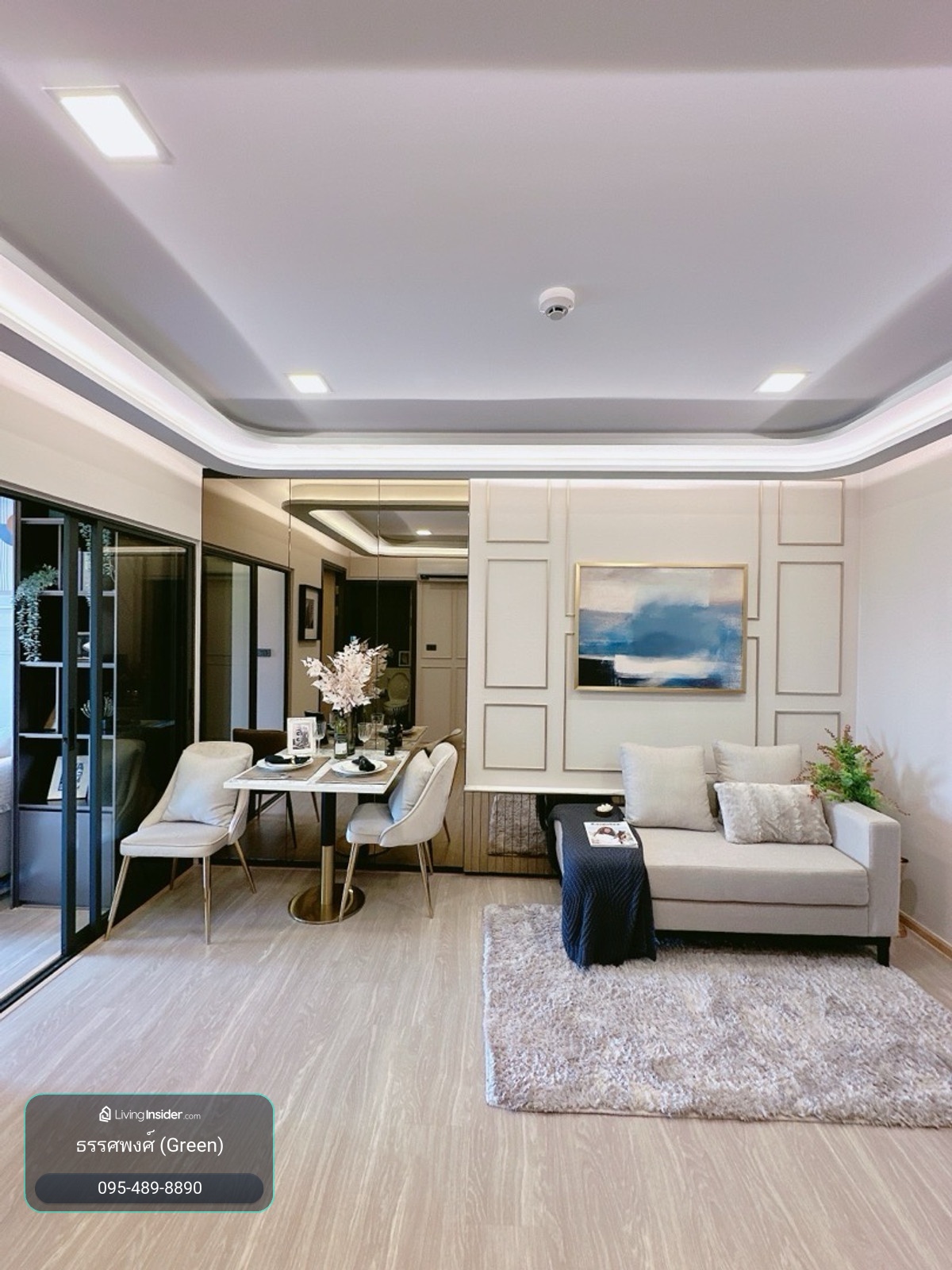 𝐓𝐡𝐞 𝐌𝐎𝐌𝐄𝐍𝐓 Ratchada 𝟏𝟗 Free down payment 𝐎 baht, easy installments 𝟔,𝟕𝟎𝟎/month, cheaper than renting, new room, first hand, ready to move in, fully furnished. – รูปที่ 2