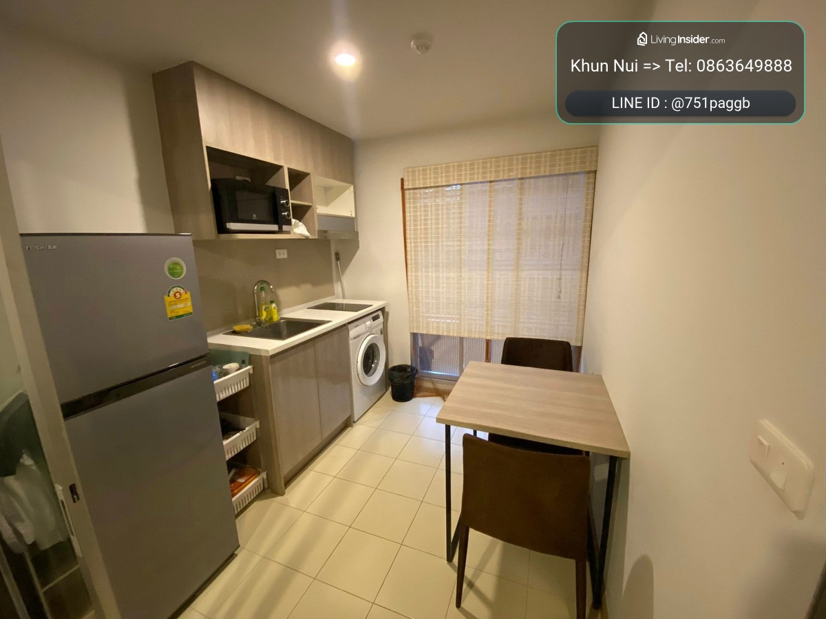 ให้เช่า เอลลิโอ เดล มอสส์ ซอยพหลโยธิน 34 1 ห้องนอน วิวสระ ใกล้แหล่งอาหาร ใกล้บีทีเอสเสนานิคม 700 ม. มีรถรับส่ง ใกล้ ม. เกษตร**TEL: 0863649888 / LINE: @751paggb – รูปที่ 4