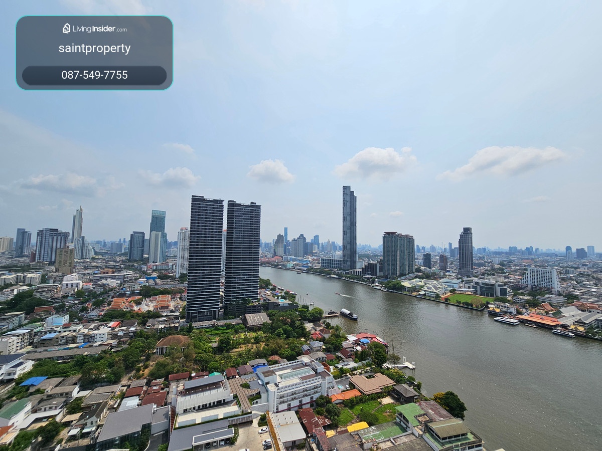 ชั้นสูง วิวสวย ราคาถูกสุดในตลาด Supalai River Place ห้อง Studio 35 ตร.ม. วิวเมือง ทิศเหนือ  – รูปที่ 3