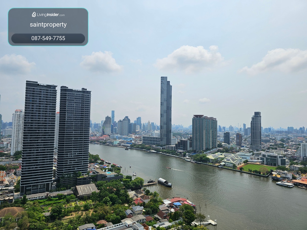 ชั้นสูง วิวสวย ราคาถูกสุดในตลาด Supalai River Place ห้อง Studio 35 ตร.ม. วิวเมือง ทิศเหนือ  – รูปที่ 2