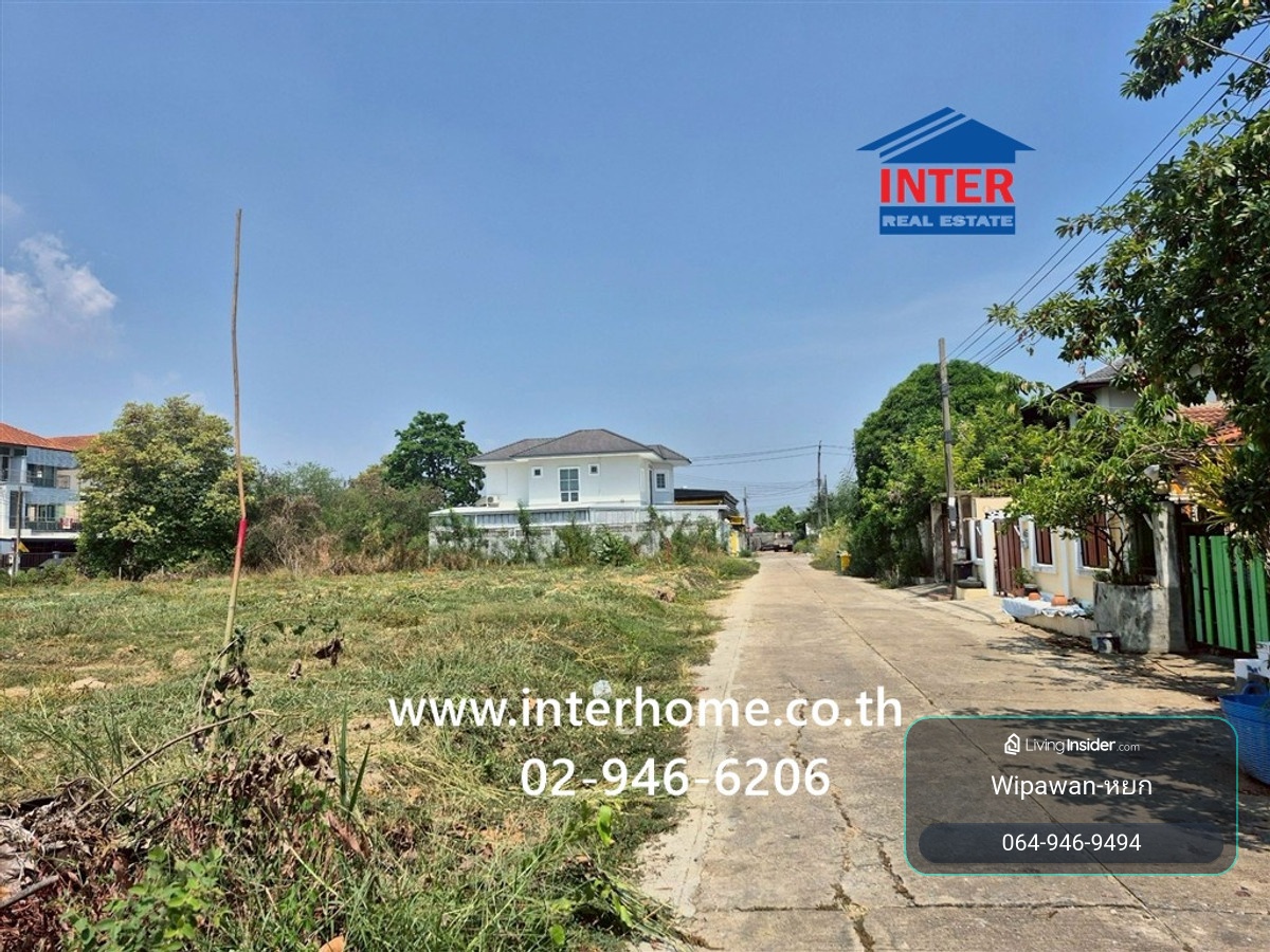 Empty land 400 sq m. Land, Sinpatthana Thani Village 1, Soi Thawi Watthana 9, Thawi Watthana Road. – รูปที่ 3