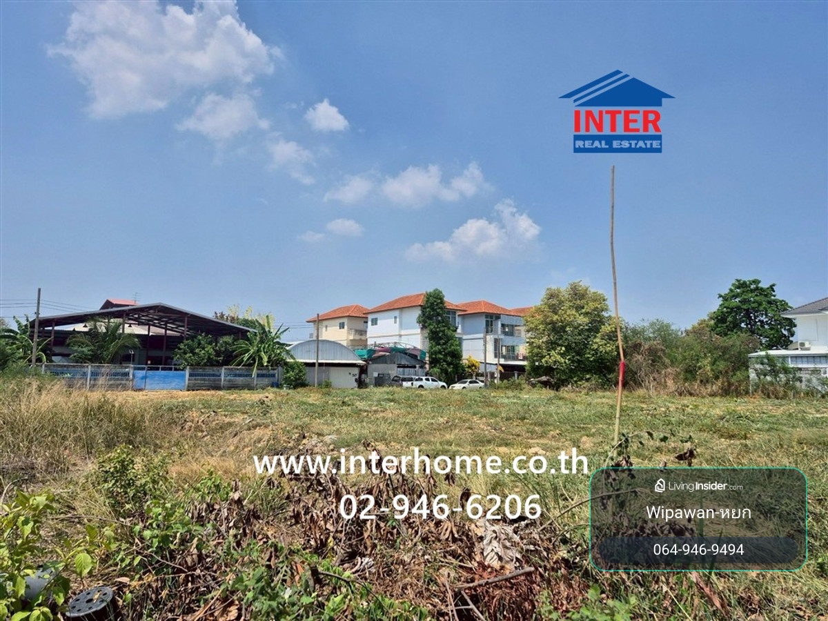 Empty land 400 sq m. Land, Sinpatthana Thani Village 1, Soi Thawi Watthana 9, Thawi Watthana Road. – รูปที่ 2