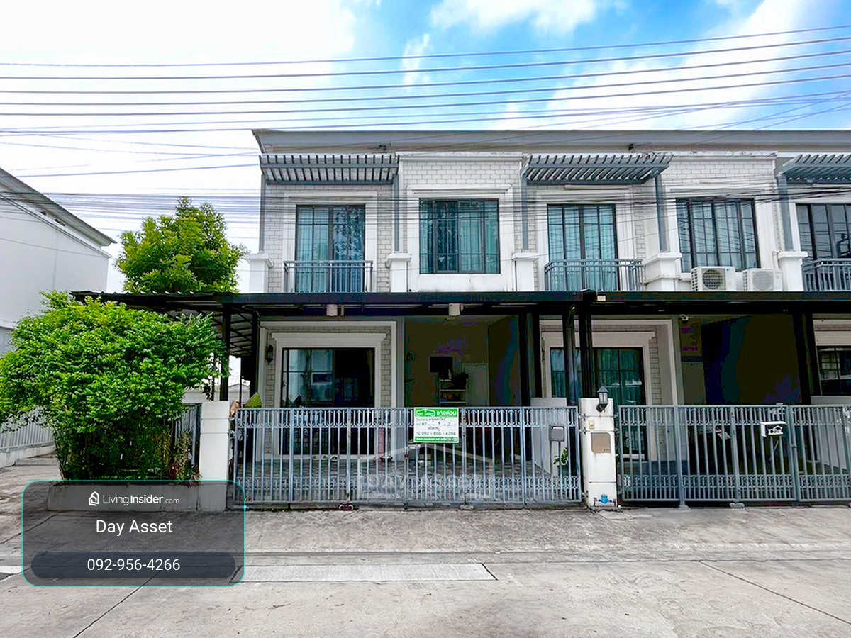 ขายทาวน์โฮม 2 ชั้น หลังริม หมู่บ้านพฤกษาวิลล์ : พหลโยธิน - รามอินทรา 5  ใกล้เซ็นทรัลรามอินทรา ม.เกษตรศาสตร์ ใกล้สนามบินดอนเมือง ใกล้สรถไฟฟ้าสายสีชมพูและสีเขียว  เนื้อที่ 25 ตร.ว. ขายเพียง 4,300,000 ล้านบาท – รูปที่ 2