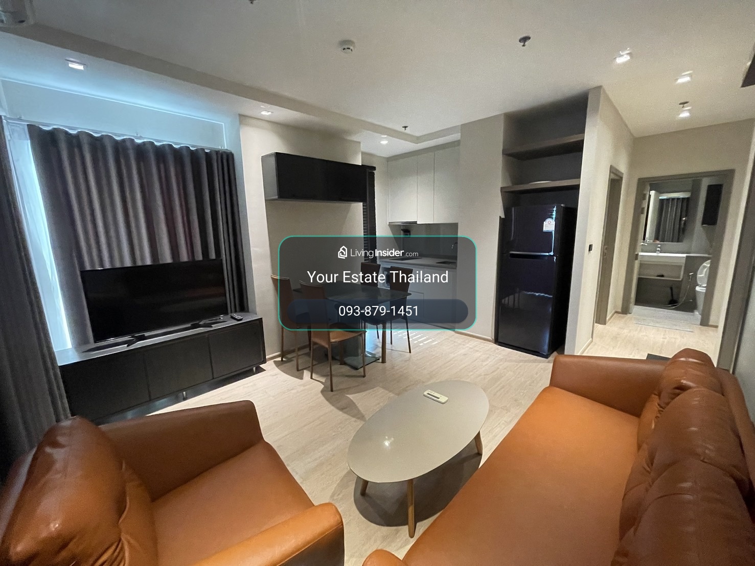 Whizdom รัชดา ท่าพระ, 2 Bedroom, Fully Furnished, ใกล้ bts ตลาดพลู ห้องสวยมากๆ ว่างพร้อมให้เช่า ! – รูปที่ 4