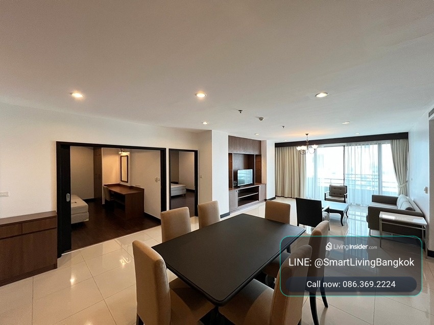 Condo for rent, 3 bedrooms, 171 sq m, near BTS Ekkamai, Sukhumvit location. – รูปที่ 2