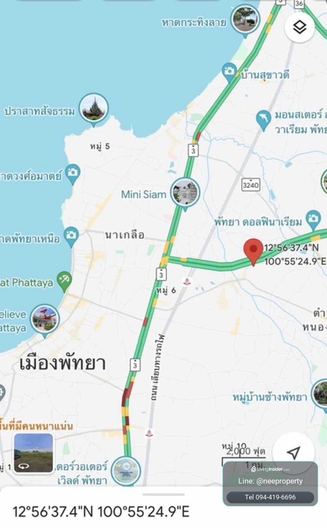 ให้เช่าที่ดิน มาบสอง-ค่ายมวย บางละมุง ชลบุรี ใกล้มอเตอร์เวย์  – รูปที่ 3