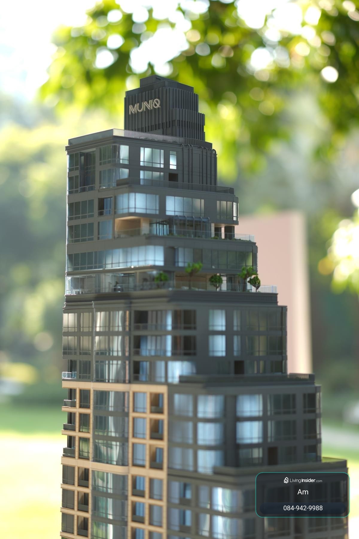 Muniq Prompong: 2bed 2bath 108sqm. Corner South/East 41,000,000 Am: 0656199198 – รูปที่ 3