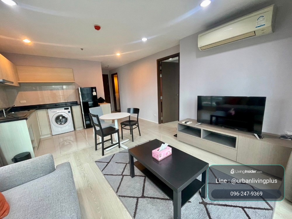 ( UL2406241 ) Tel/Line 096-2479369✨FOR RENT !! Rhythm Sathorn Narathiwas  2 bedrooms, size 62 Sq.M. Nice room, Furnished !!! – รูปที่ 2