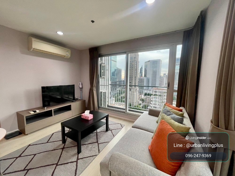 ( UL2406241 ) Tel/Line 096-2479369✨FOR RENT !! Rhythm Sathorn Narathiwas  2 bedrooms, size 62 Sq.M. Nice room, Furnished !!! – รูปที่ 3