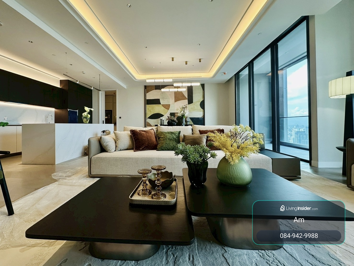 One89: 3bed 3.5bath + maidroom 218sqm. 3X Fl 480,000/mth Am: 0656199198 – รูปที่ 2