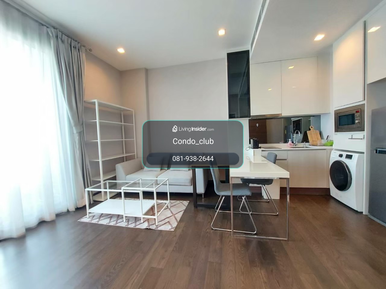 ขาย/เช่า 30K  Q Asoke 1B ห้องใหญ่  ชั้นสูง วิวสวย – รูปที่ 3