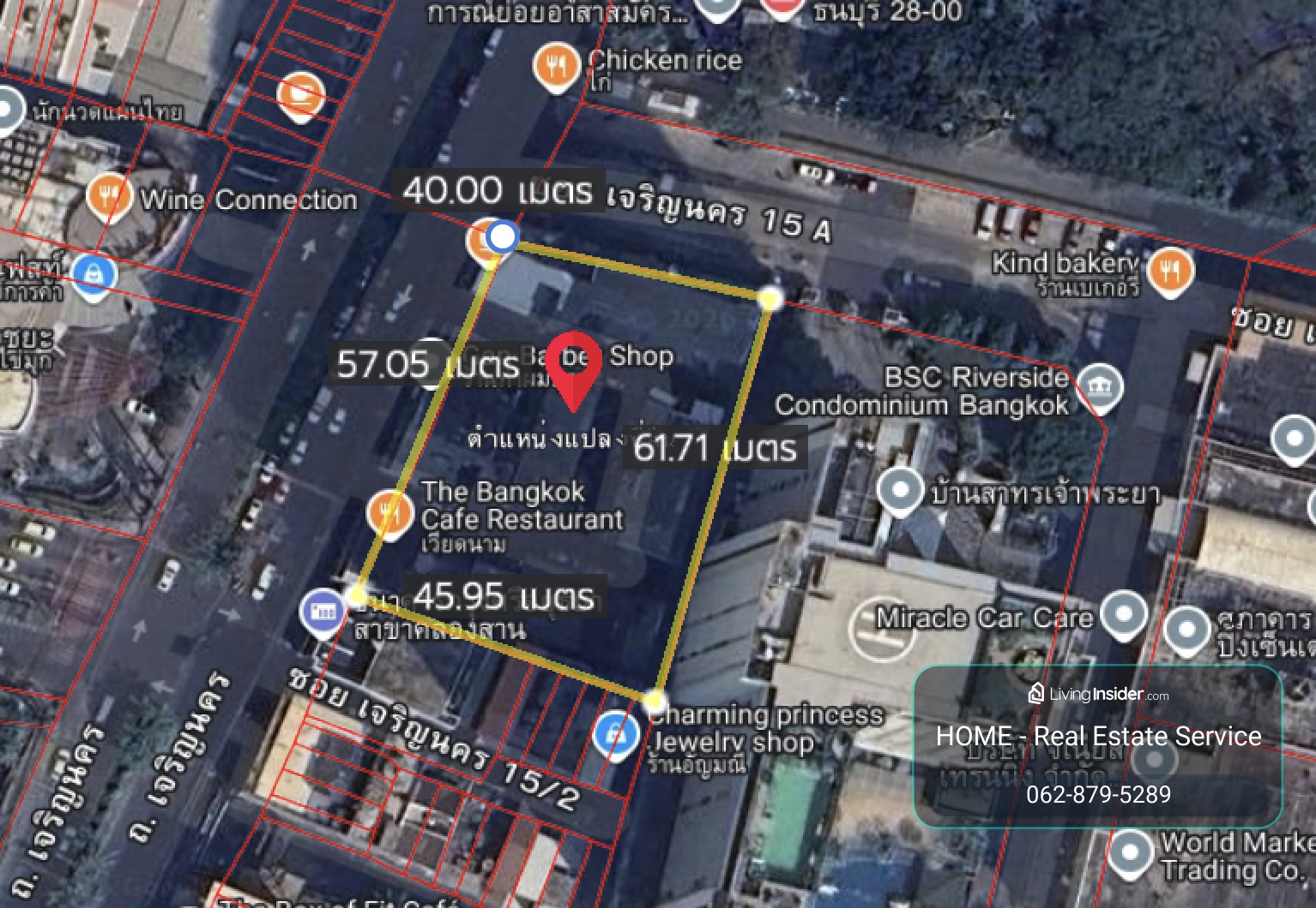 Land 631 Sq.wah Charoen Krung Road (FOR SALE) PALM896 – รูปที่ 3