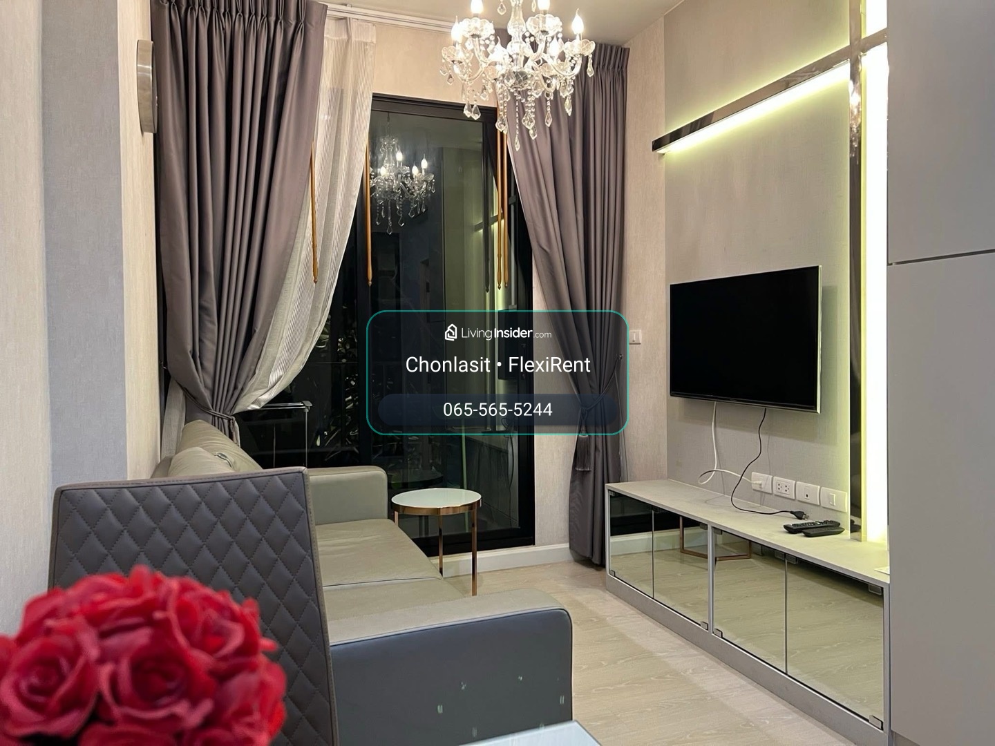 ✨ Condo for rent, The Niche Pride Thonglor-Phetchaburi 🌊 Pool view next to the house | Quiet, private | Fully built-in, ready to move in – รูปที่ 3