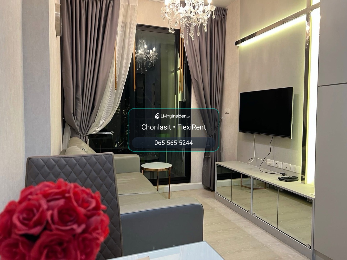 ✨ Condo for rent, The Niche Pride Thonglor-Phetchaburi 🌊 Pool view next to the house | Quiet, private | Fully built-in, ready to move in – รูปที่ 2