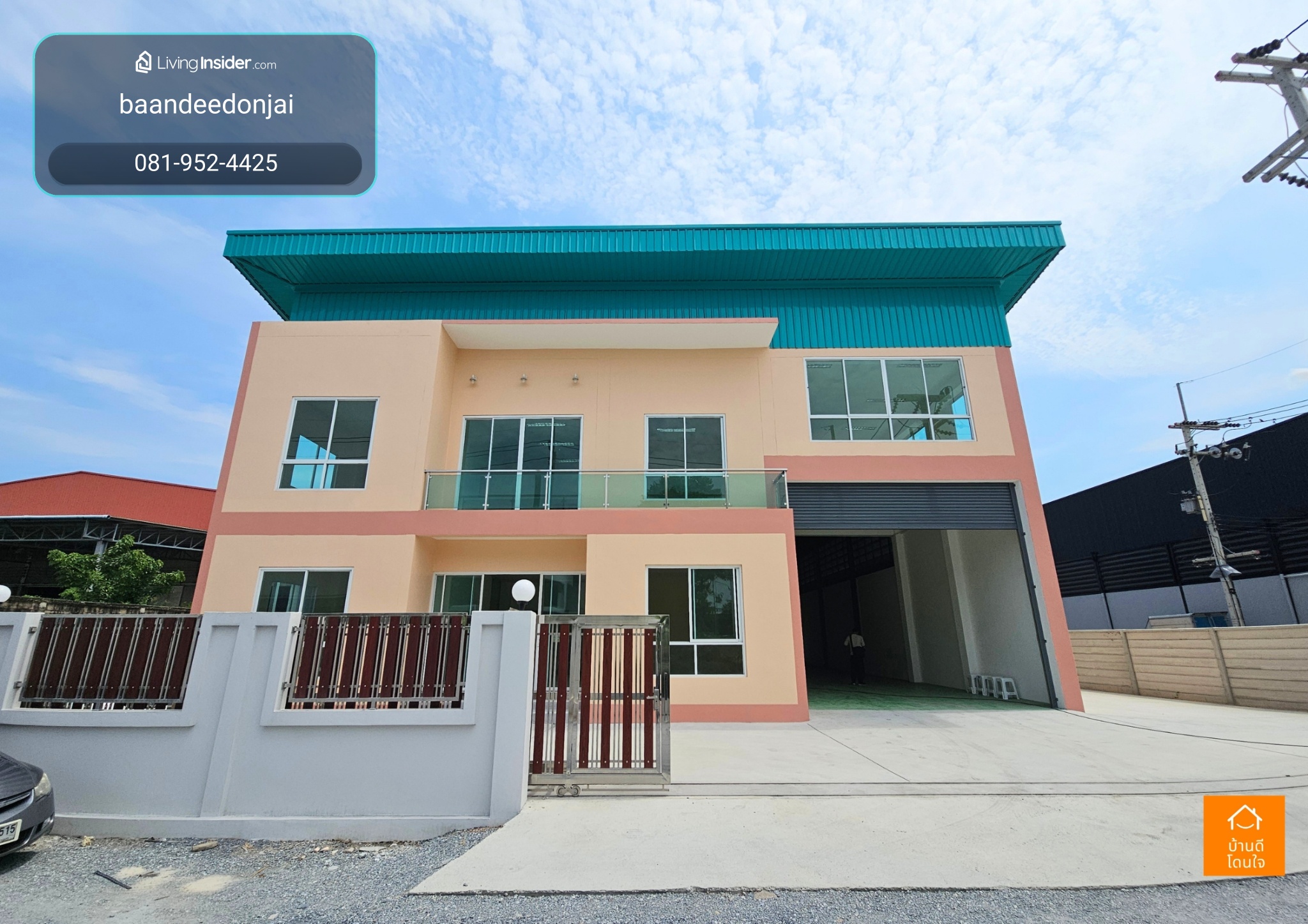 ขายโรงงานพร้อมโกดังสร้างใหม่ (พื้นที่สีม่วง) ขนาด 1 ไร่ พื้นที่ใช้สอย 850 ตรม. ขอรง. 4 ได้ – รูปที่ 3