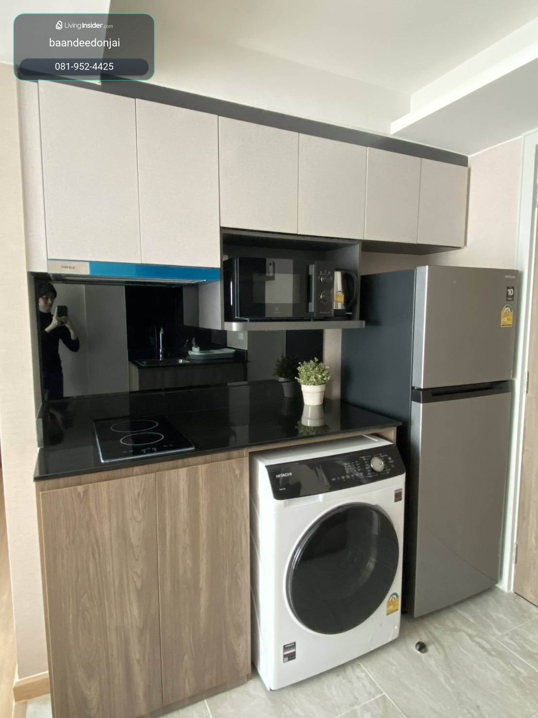 Condo for rent LLOYD Soonvijai Center-Thonglor (27 sq m.), 1 bedroom, 1 bathroom, fully furnished, ready to move in. – รูปที่ 4
