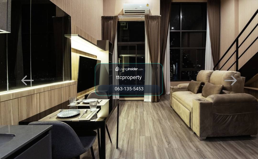 Duplex Room 1bed 50 Sqm Fullyfurnish , Ideo Chula Samyan 45,000- – รูปที่ 3