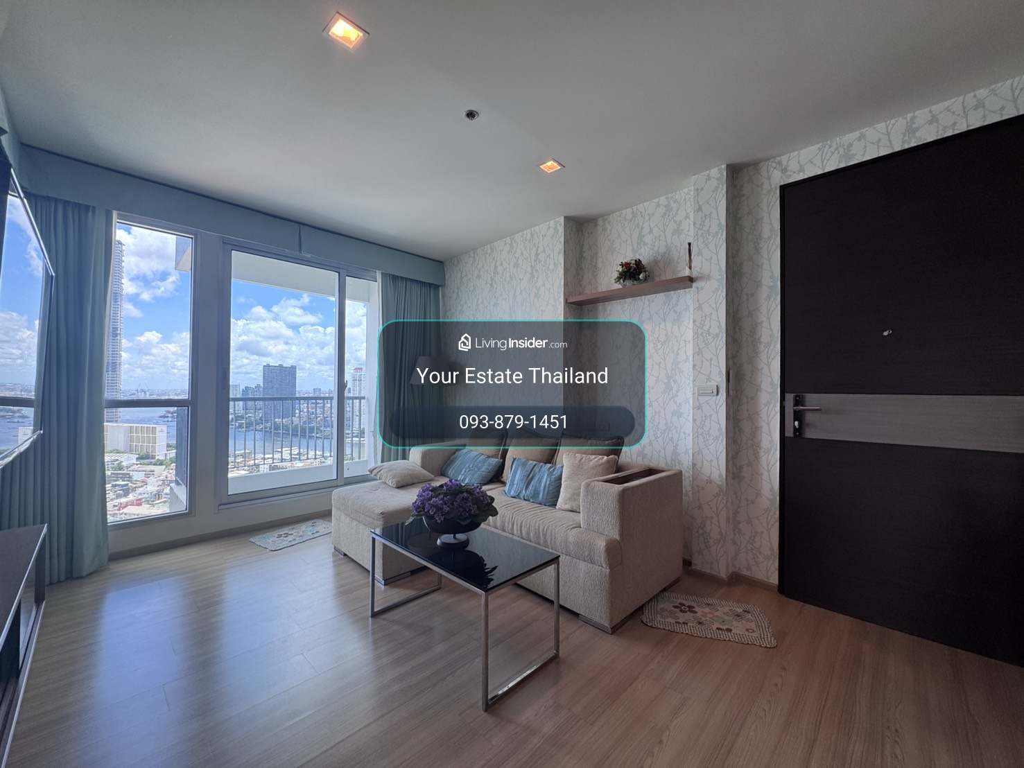 Rhythm Sathorn, 2 Bedroom, River View, ใกล้ bts สะพานตากสิน ว่างพร้อมให้เช่าครับ – รูปที่ 2