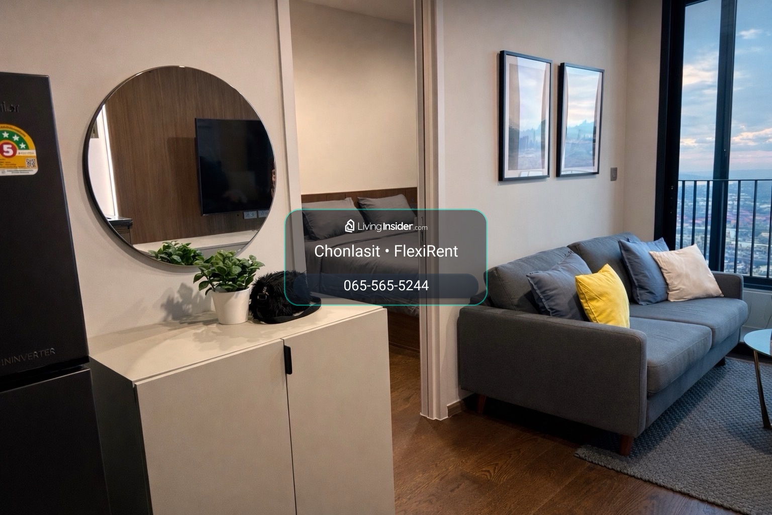 ✨🌃 High floor, spectacular river view | Ideo Q Sukhumvit 36 ​​near BTS Thonglor 💎🚆 – รูปที่ 3