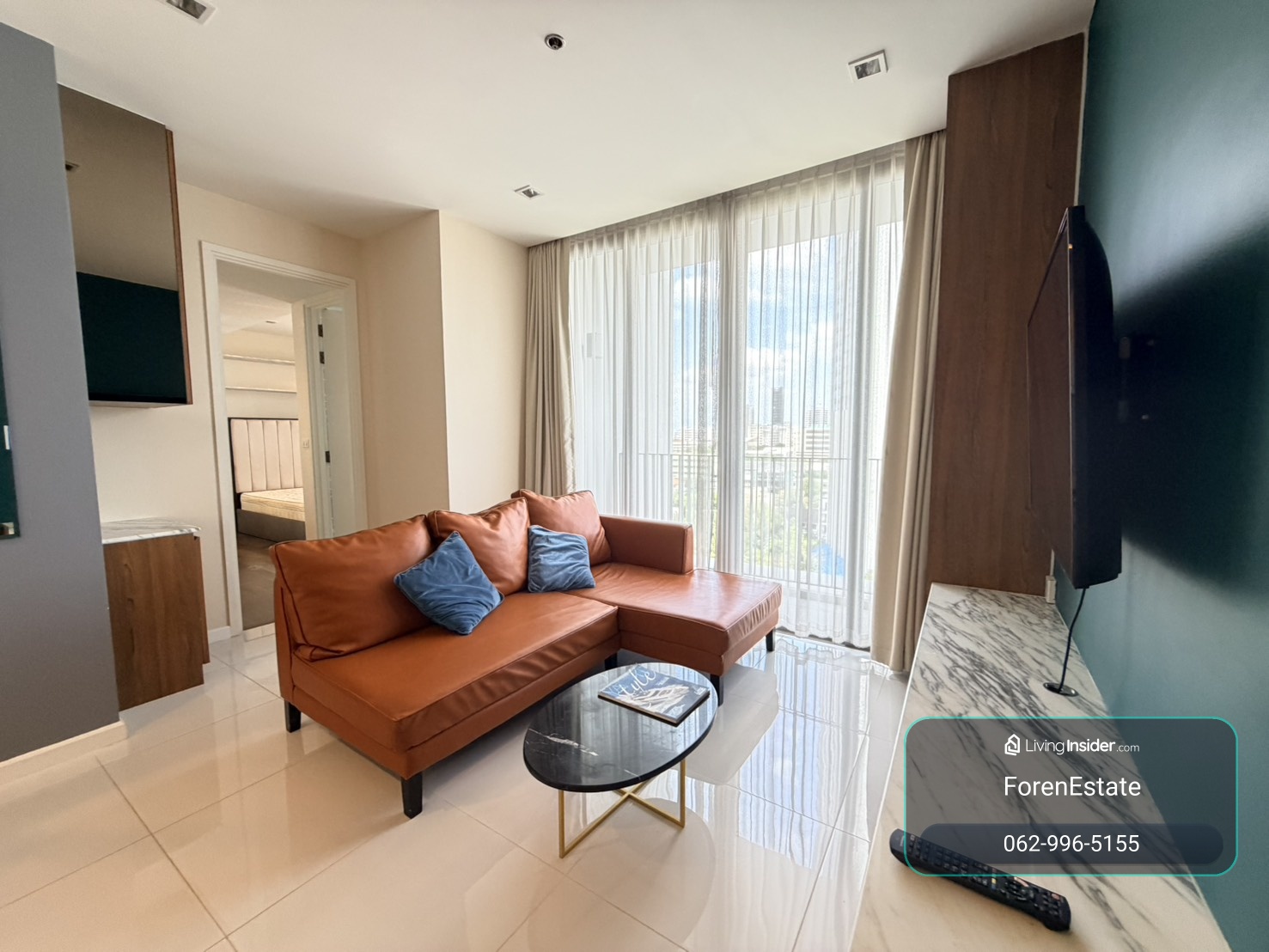ให้เช่า✨คอนโดใกล้ BTS ช่องนนทรี | NARA 9 : 2 ห้องนอน ตกแต่งพร้อมอยู่ , ใกล้ Empire Tower – รูปที่ 3