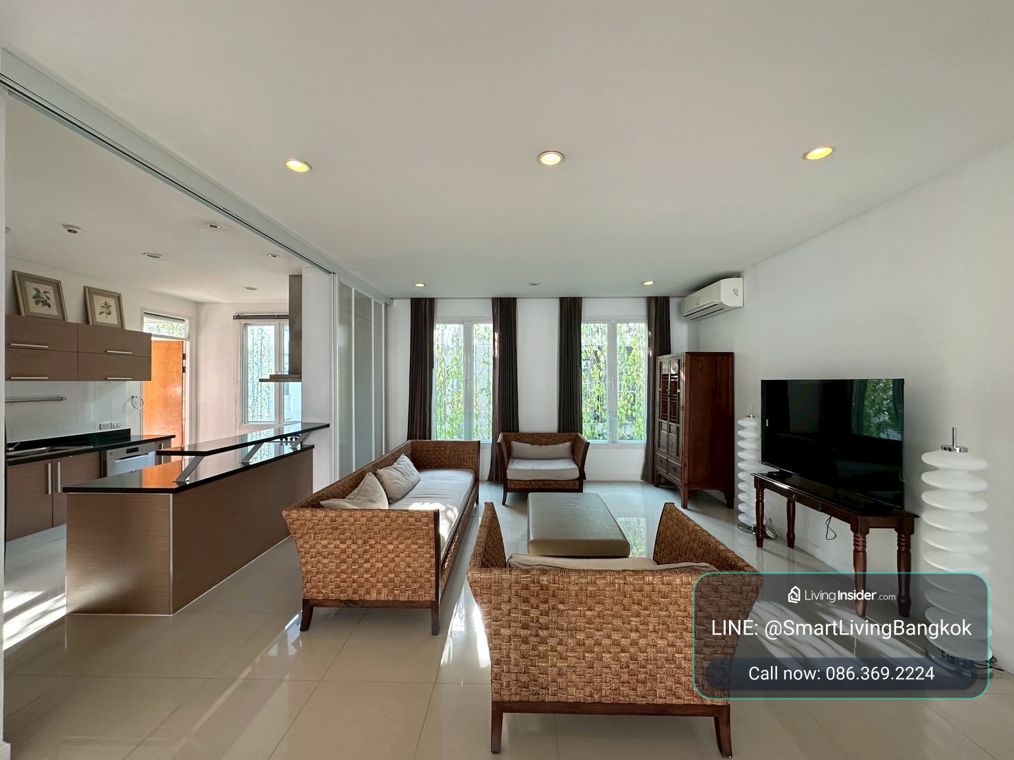 ให้เช่าคอนโดไซส์ใหญ่พิเศษ The Verandah (เดอะ เวอร์รันด้า) อโศก-สุขุมวิท 4 ห้องนอน 350 ตร.ม. ใกล้ BTS อโศก – รูปที่ 2