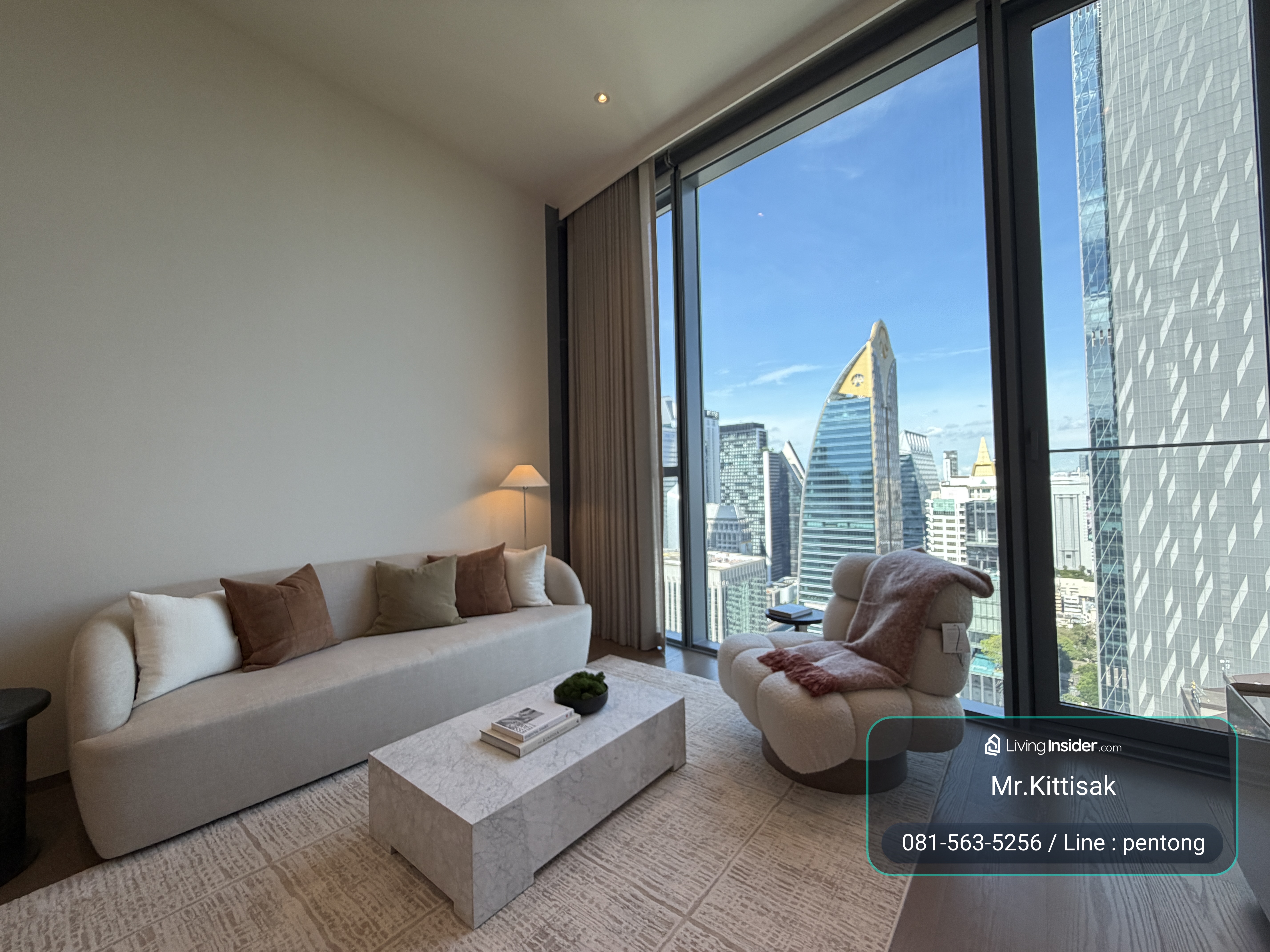 SCOPE Langsuan 1 bedroom, fully furnished, ready to move in, Premium furnishings by Chanintr – รูปที่ 3